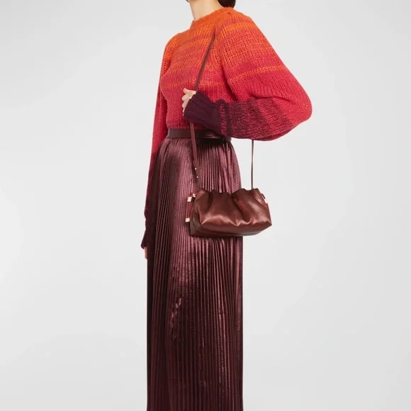 Ulla Johnson Burgundy Clutch - Picture 3 of 11